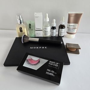 Great Deal! Make Up & Skincare Lot - Clinique - Morphe - The Ordinary